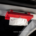 Leather tissue holder car hanging paper towel holder